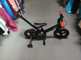 JMMD Kids Balance Bike with Parent Handle