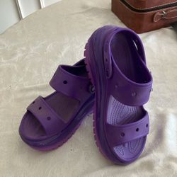 Crocs Unisex Classic Mega Crush Platform Sandals Wedge