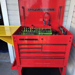 Tool Box With Tools. 