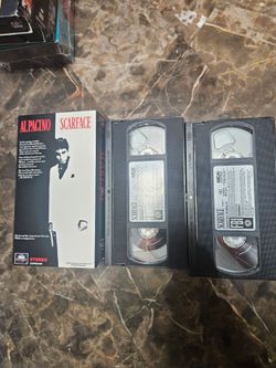 Scarface 2-Tape VHS / MCA Home Video / 1989 / Pacino Rare