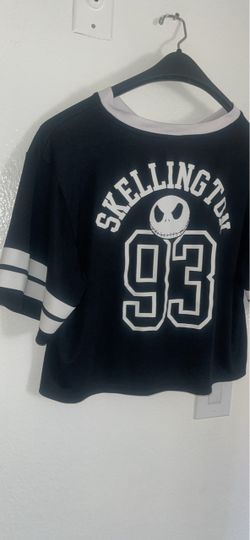 Jack Skellington 93 Crop Jersey Top