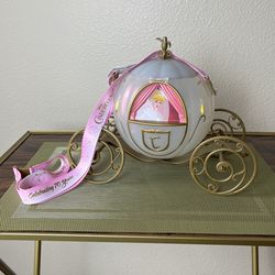 Disney Parks 70th Anniversary Cinderella Wedding Coach Light-Up Popcorn Bucket