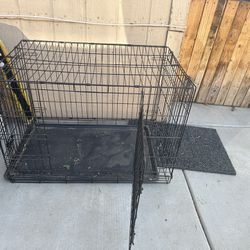 Black Medium Dog Crate 