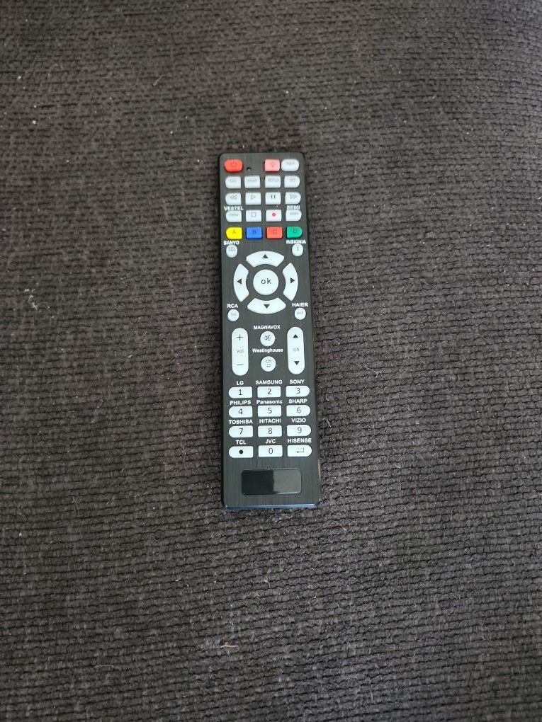 Universal TV Remote Backlit, Samsung and LG, TCL Sony, Hisense, Panasonic,, Vizio,Philips, Toshiba, and Haier and more. Magnavox, Westinghouse, JVC,