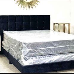 NEW TWIN FULL QUEEN KING SIZE BED WITH MATTRESS AND BOXSPRING INCLUDING FREE DELIVERY 