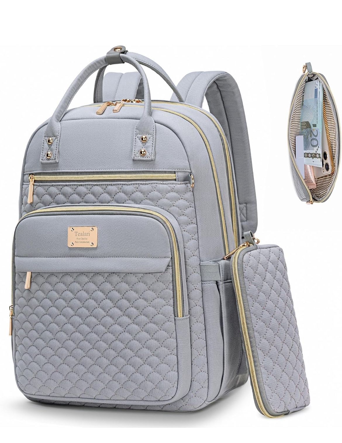Large Laptop Backpack with Wallet 