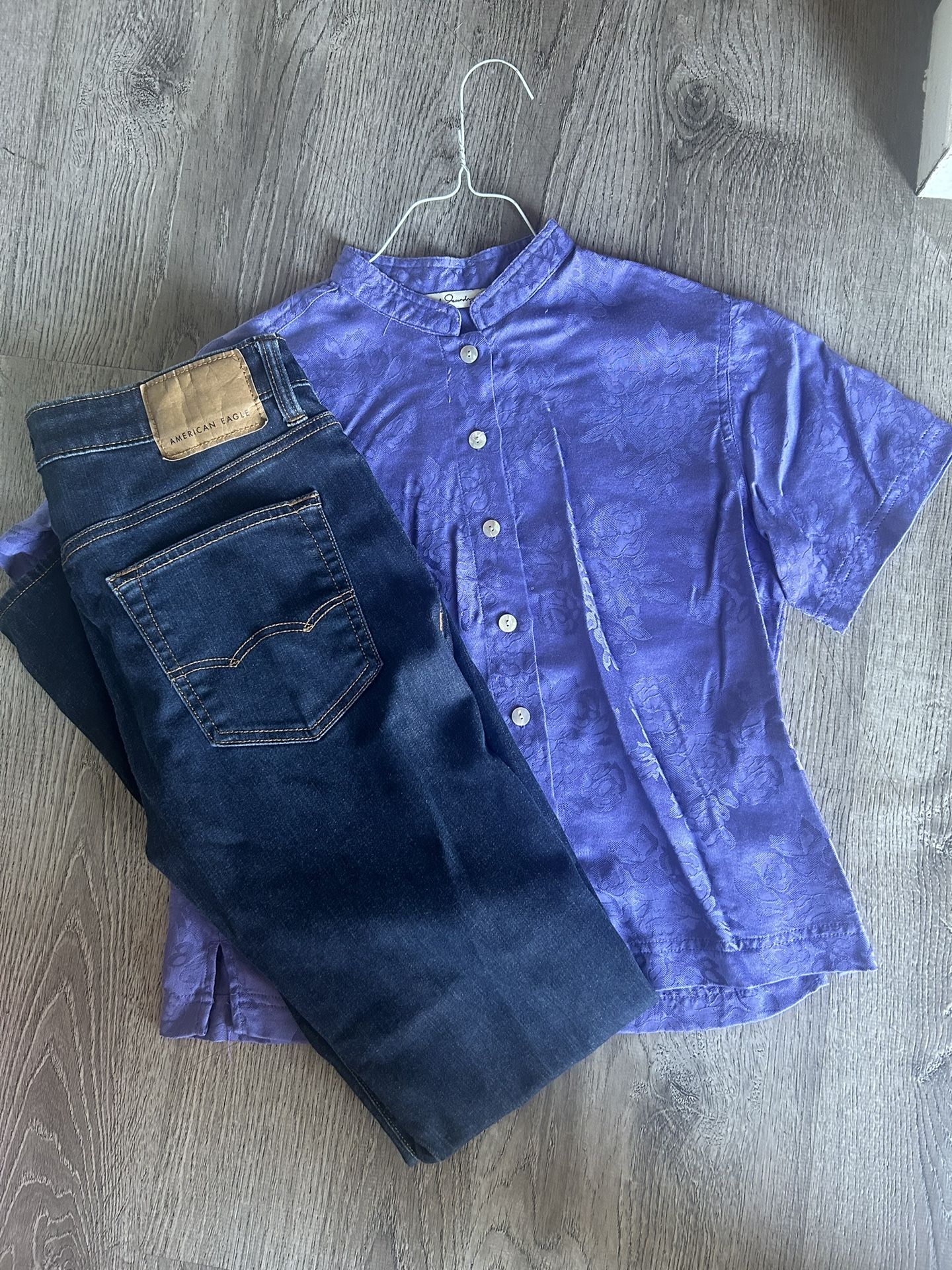 Silk Violet Top