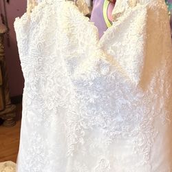 Size 24 Off-white Wedding Dress 