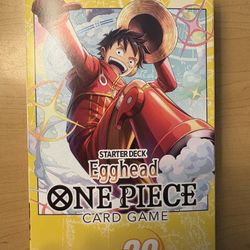 One Piece Trading Cards Egghead Starter Deck (sealed)