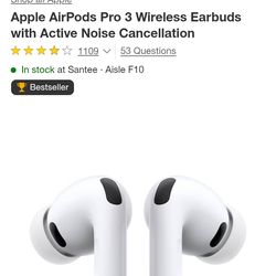!!!!Brand New Air Pod Pro 3 Noise Cancelling!!!