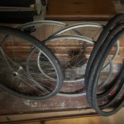 700c road bike WHEELS, Aluminum, *nice*