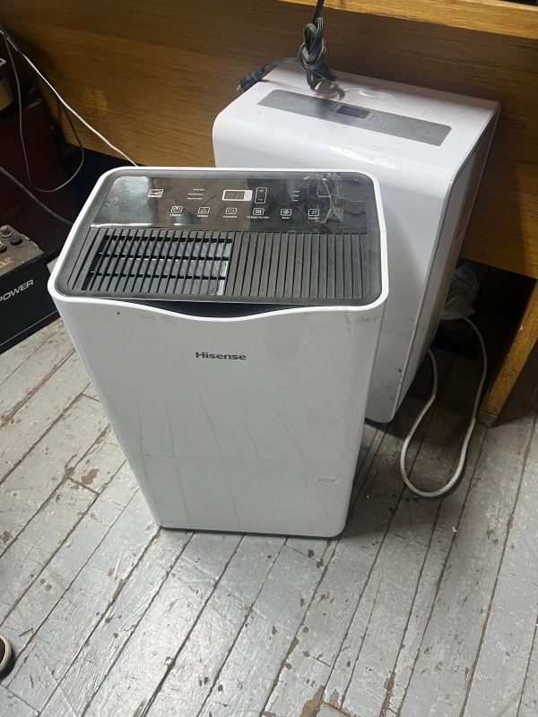 New Hisense 50-pints Dehumidifier With Internal Pump