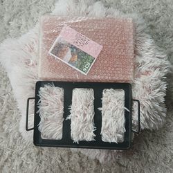 Himalayan Pink Salt Cooking Block with Metal Holder.  Great for grilling, cooking, or serving food. The salt block naturally seasons food while cookin