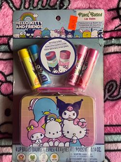 Hello Kitty Chapstick and Tin