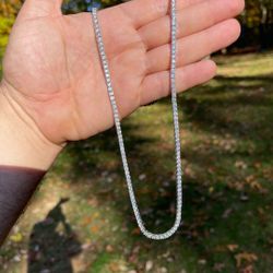 Moissanite Tennis Chain (4mm) 