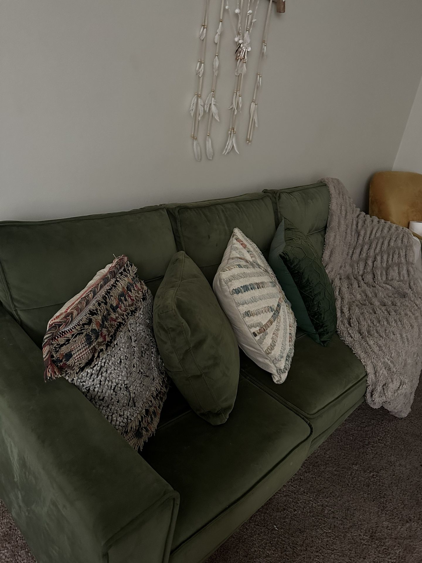 Olive Green Couch