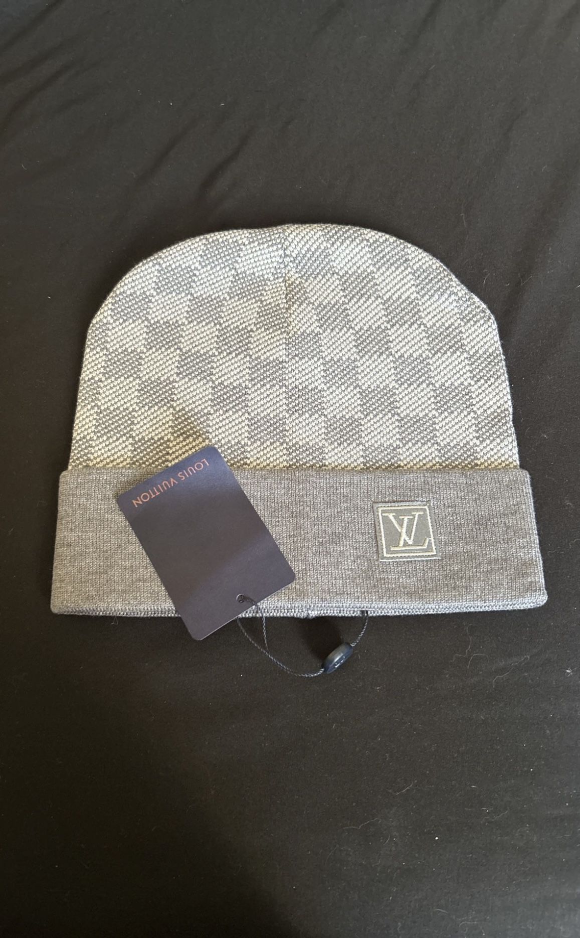 Louis Vuitton White Beanie