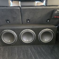 Three JL AUDIO 10W3 SUBWOOFERS