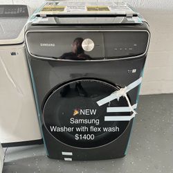 Samsung Washer With Flex Washer 