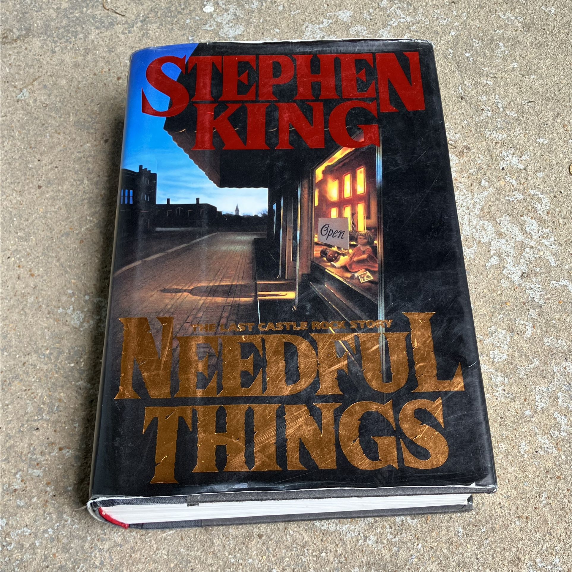 Needful Things By Stephen King 1991 First Edition 1st Print Hardcover Book Scary