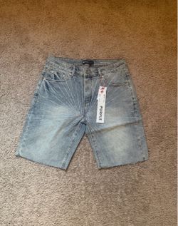 💎 Purple Brand Rhinestone Jorts 💎