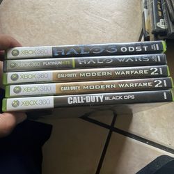 🎮 Xbox 360 Shooter Bundle – Halo & Call of Duty (5 Games)