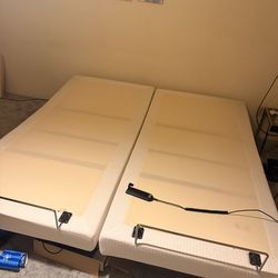 Fully articulating electric bed frame king size