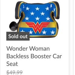 Wonder Women Booster Seat