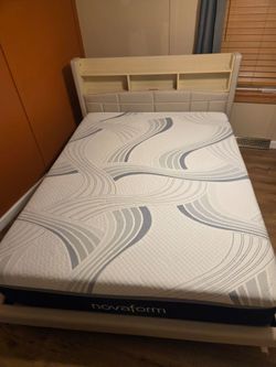Queen Mattress and Bed Frame