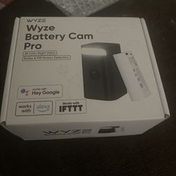 Wyze BATTERY Cam PRO 2k Security Outdoor/indoor Camera - SEALED