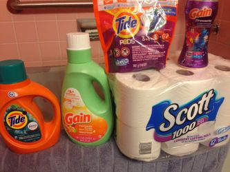Cleaning or paper products we need