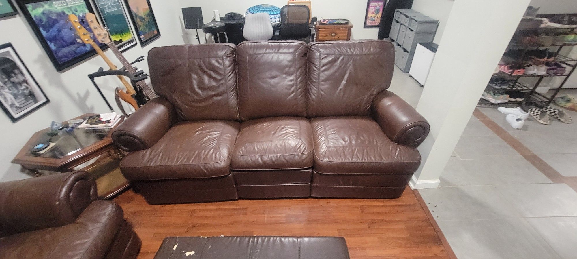 Leather Couch And Loveseat