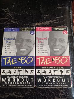 TAE BO VHS 📼 TAPES LOT $20 FINAL PRICE READ DESCRIPTION AND SEE ALL PICTURES