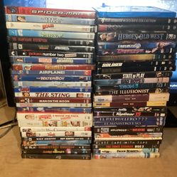 Comedy action super hero and other Miscellaneous genres DVD lot of 52 DVDs
