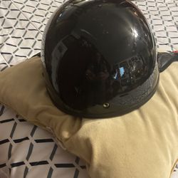 Black Motorcycle Helmet Size Extra Large