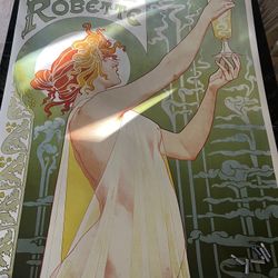 Absinthe rosette large Heavy Poster