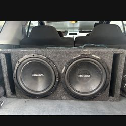 Kenwood 12” Subwoofers