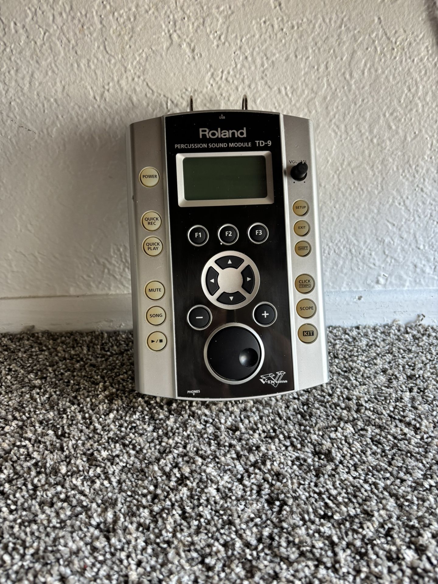 Roland TD-9 Drum Module, V Drums, Cymbals