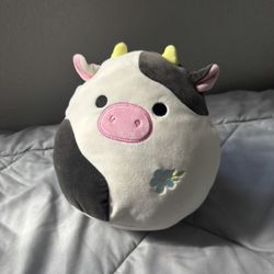 Squishmallow Connor the Cow pillow