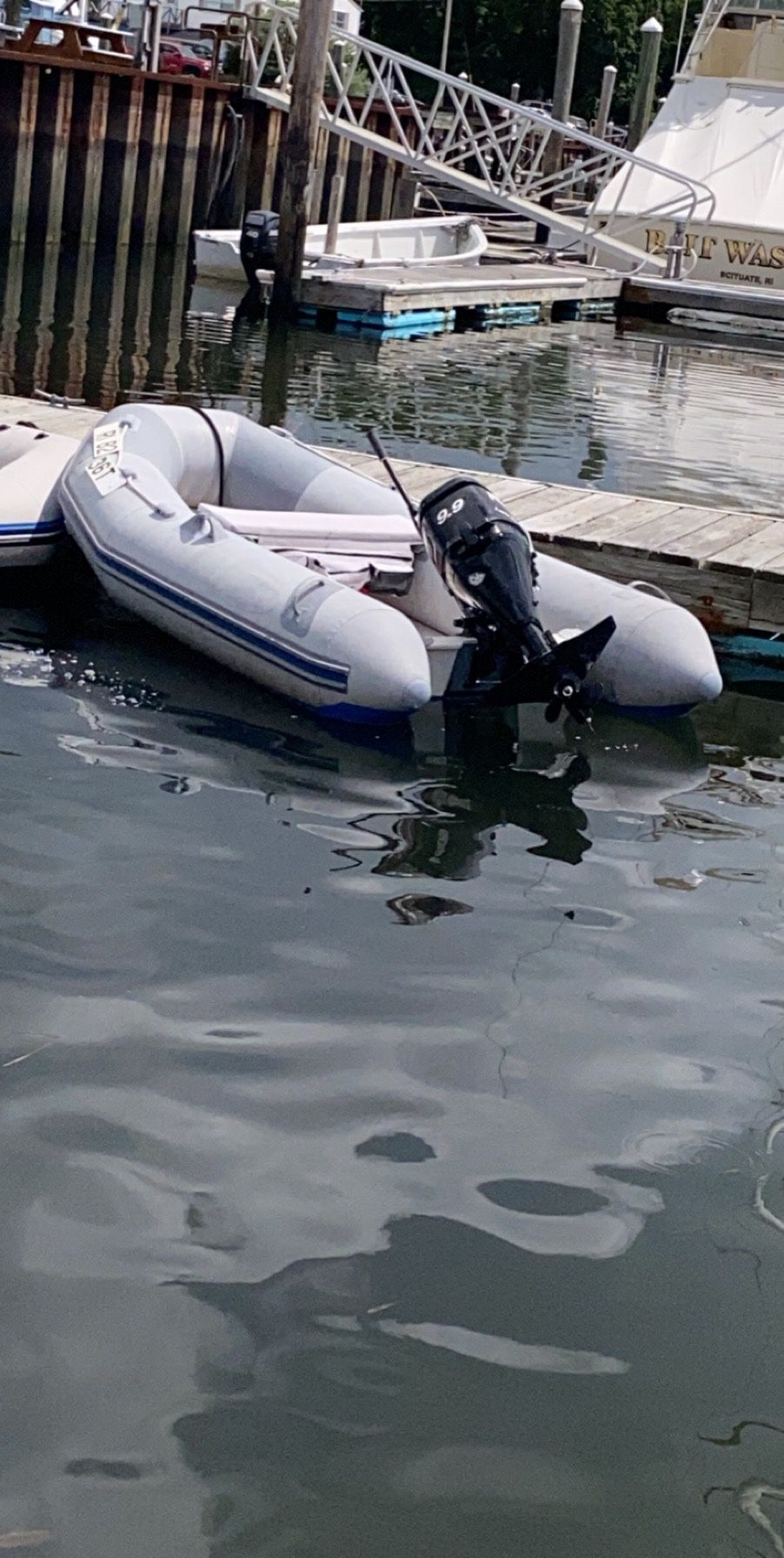 2005 West Marine Inflatable With 2005 Mercury 4 Stroke 9.9