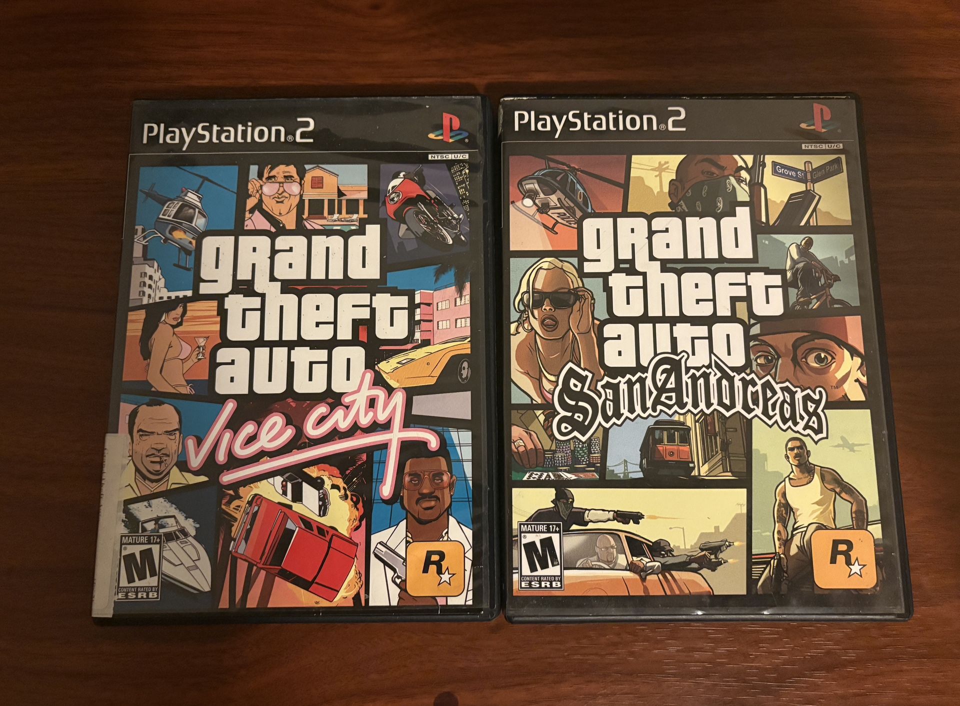 GTA Vice City/ San Andreas For PS2