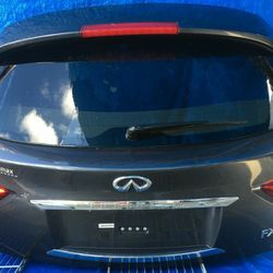 09-10 INFINITI FX35 TRUNK LID TAILGATE LIFTGATE HATCH ASSEMBLY GRAY 