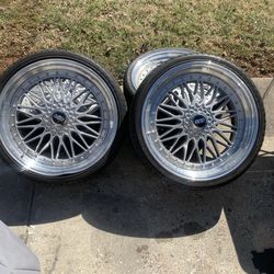 BBS rims and tires