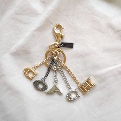  COACH  Keychain / Purse Accessory Accent
