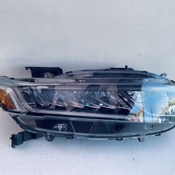 2018-2020 HONDA ACCORD HYBRID RIGHT PASSENGER SIDE HEADLIGHT HALOGEN W/ LED OEM