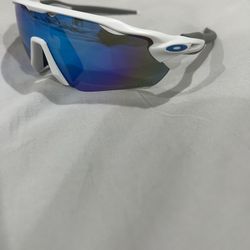 White Frame Radars Sunglasses