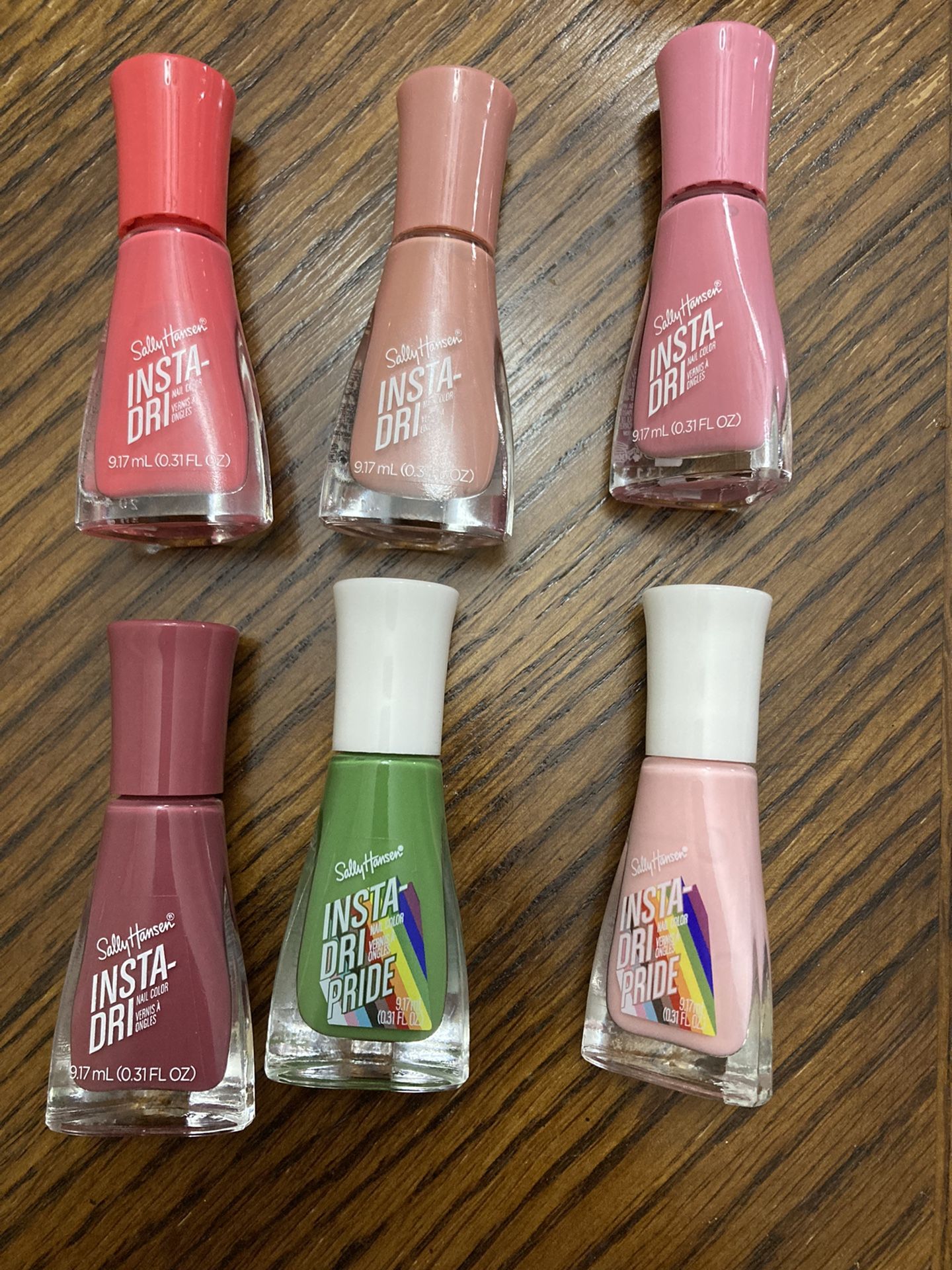 New Sally Hanson Nail Polish 6 PCs Bundle