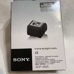 new Sony Handycam Shoe Adapter ADP-AMA Auto-lock Accessory Shoe