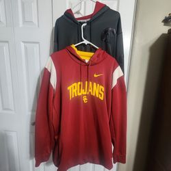 USC Trojans Nike Sweatshirts-Mens 2XL-2 sweatshirt LOT