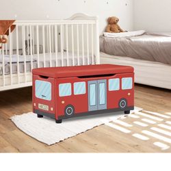 Kids Bus Ottoman/toy Chest 